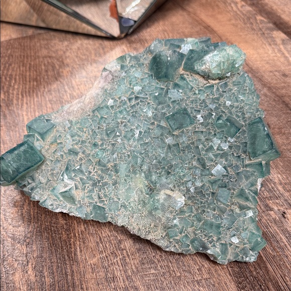Green Fluorite Crystal 13 lbs